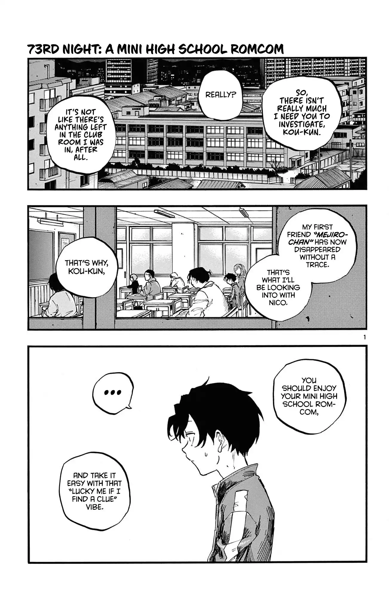 Yofukashi no Uta Chapter 73 1